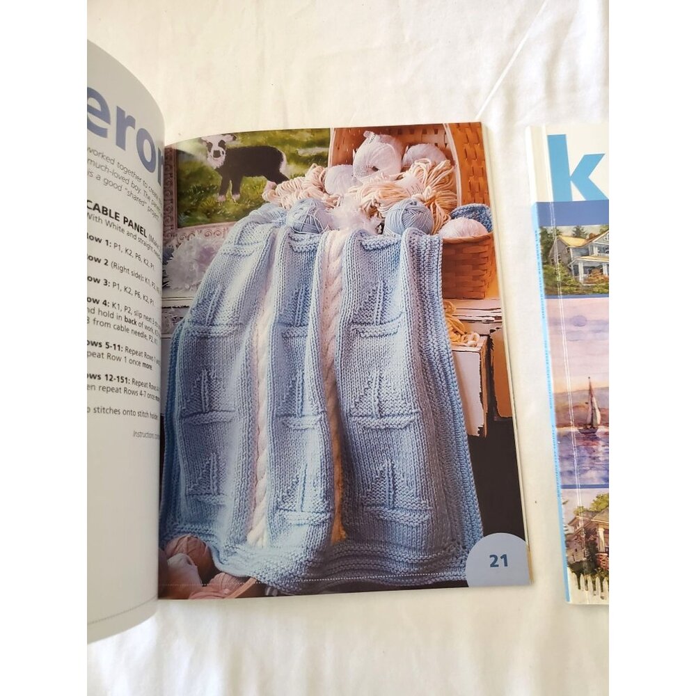 Knit Along With Debbie Macomber Cedar Cove & Shop on Blossom Street Book Lot - Picture 3 of 10